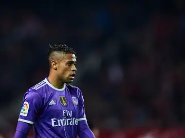 Mariano Díaz, durante un partido con el Real Madrid Mariano Díaz, durante un partido con el Real Madrid
