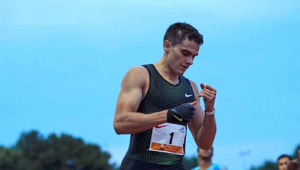 El atleta español Bruno Hortelano