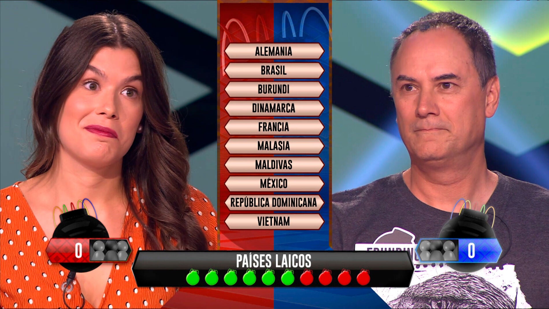 El tenso desempate entre Marta y Erundino para ganar la bomba estrat&eacute;gica