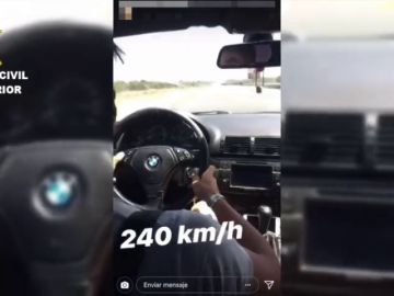 Identifican a un joven tras alardear en las redes sociales de conducir a 240 kilómetros por hora