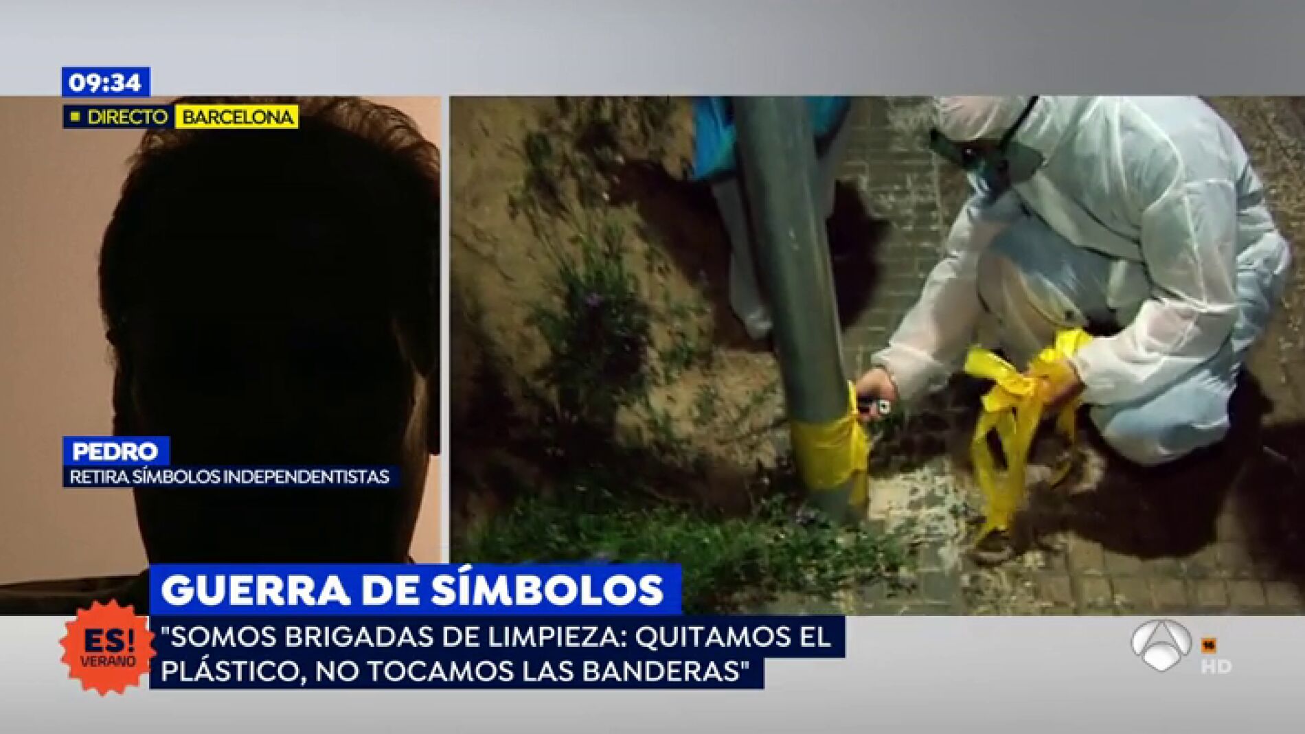 Un miembro de las brigadas 'quitalazos': "Tenemos miedo, los TDR nos insultan y buscan confrontaci&oacute;n"