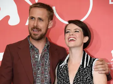 El actor canadiense Ryan Gosling y la actriz británica Claire Foy El actor canadiense Ryan Gosling y la actriz británica Claire Foy