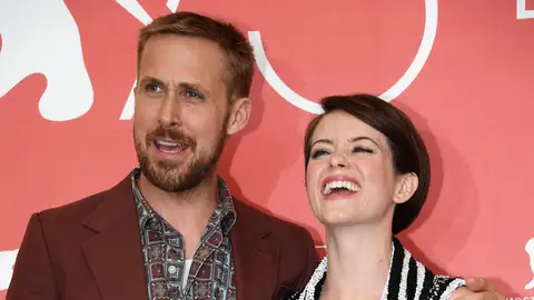El actor canadiense Ryan Gosling y la actriz británica Claire Foy El actor canadiense Ryan Gosling y la actriz británica Claire Foy