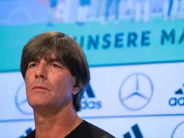 Joachim Löw en rueda de prensa Joachim Löw en rueda de prensa