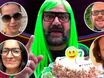 Edu Soto, Silvia Abril, Santiago Segura y Roko dan consejos a José Corbacho para "no ganar" la séptima edición de 'Tu cara me suena' Edu Soto, Silvia Abril, Santiago Segura y Roko dan consejos a José Corbacho para "no ganar" la séptima edición de 'Tu cara me suena'