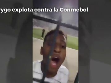 Polémica de Rodrygo en Brasil: "Conmebol, hijos de p..."