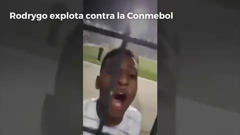 Polémica de Rodrygo en Brasil: "Conmebol, hijos de p..." Polémica de Rodrygo en Brasil: "Conmebol, hijos de p..."