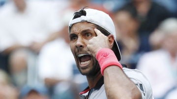 Verdasco celebra la victoria ante Murray