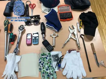 Imágenes de algunos objetos requisados Imágenes de algunos objetos requisados