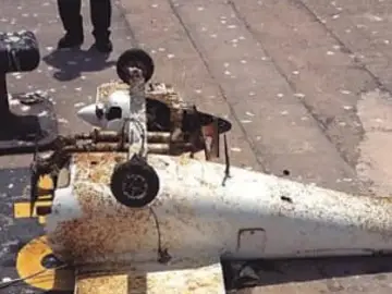 Aparece una avioneta en el mar no tripulada en Las Palmas Aparece una avioneta en el mar no tripulada en Las Palmas