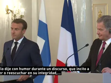 Macron se defiende tras decir que los "galos son resistentes al cambio" Macron se defiende tras decir que los "galos son resistentes al cambio"