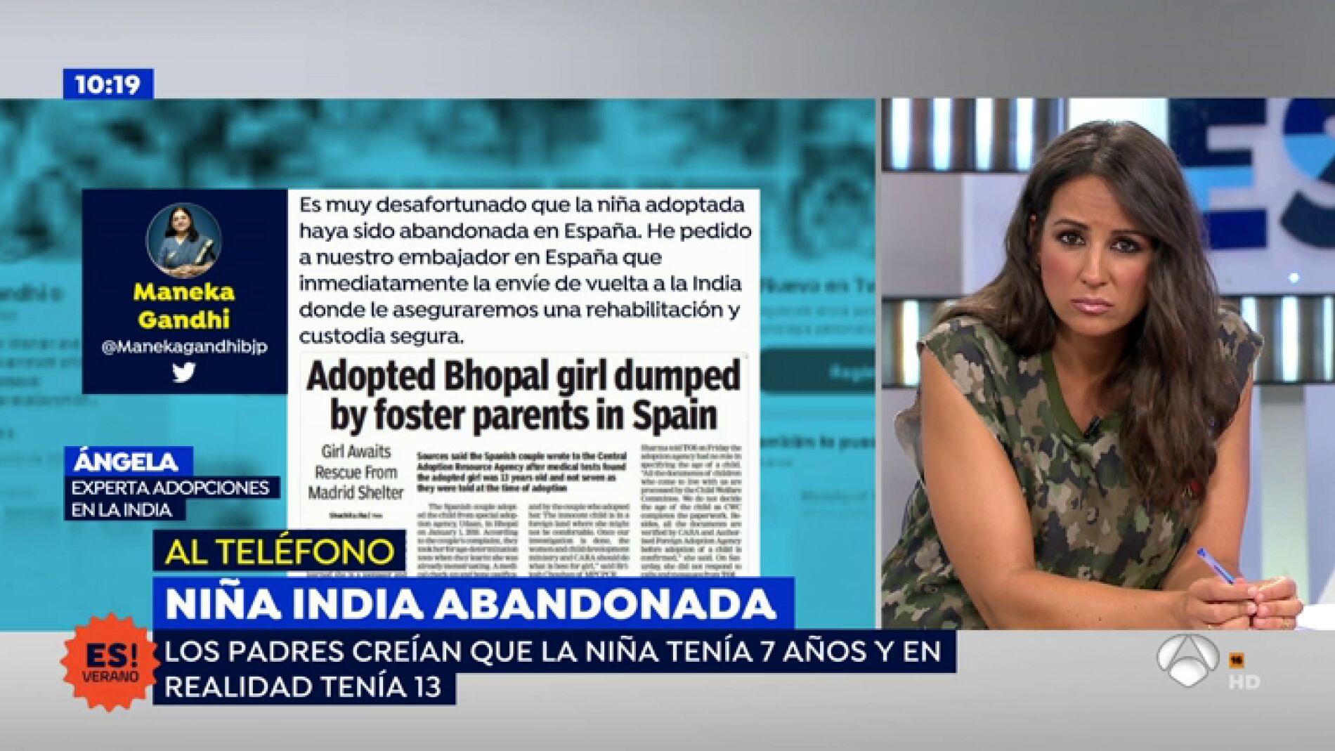 "La familia que ha rechazado a la ni&ntilde;a india no estaba preparada para recibir a una menor de esa edad"
