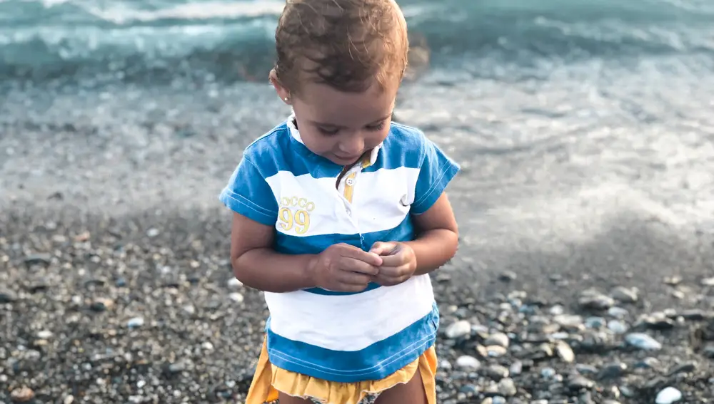 Siempre es una faena dejar la playa, sobre todo por los peques y Papá que les encanta