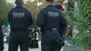 Mossos d'Esquadra en una imagen de archivo Mossos d'Esquadra en una imagen de archivo