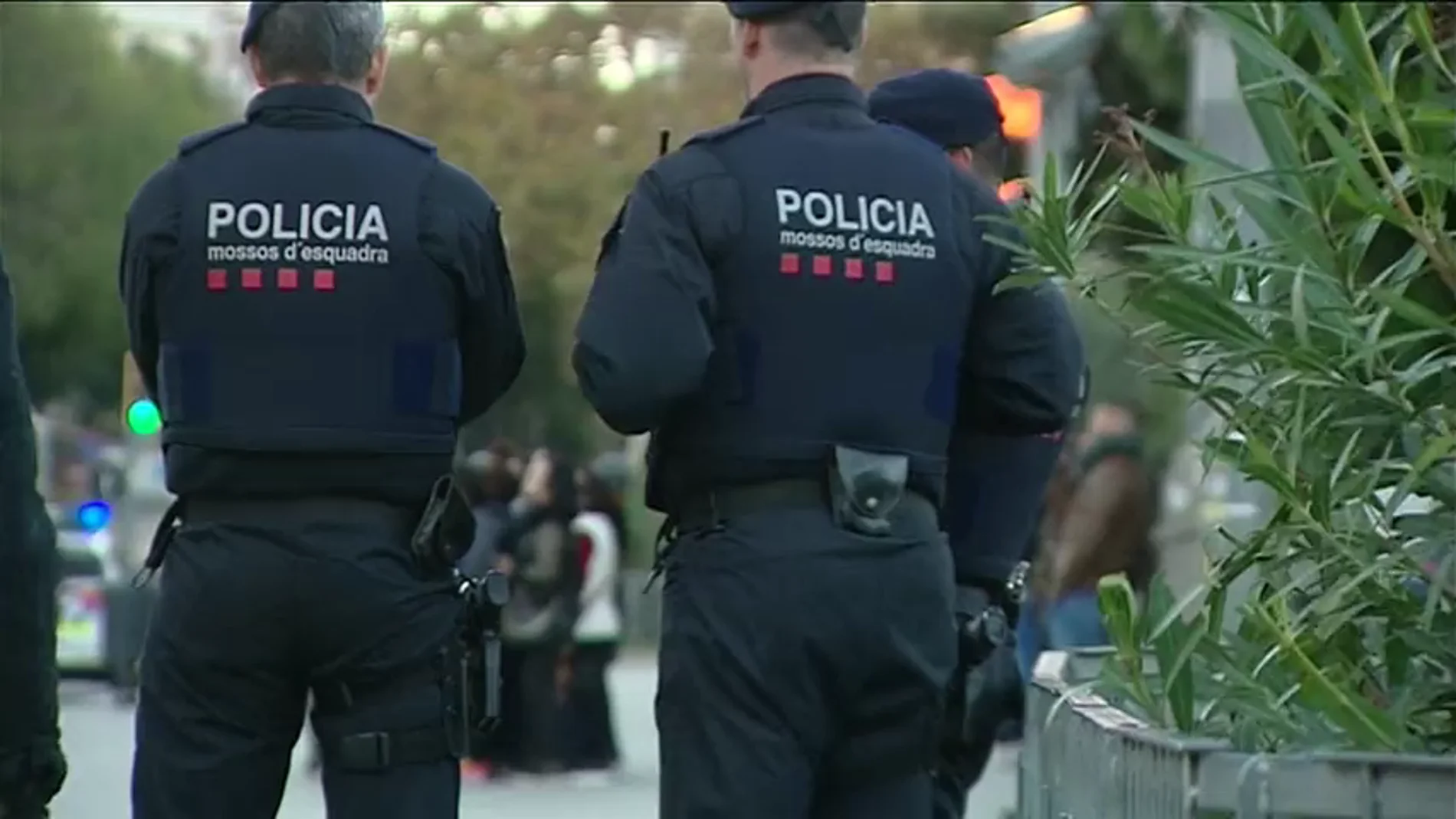 Mossos d'Esquadra en una imagen de archivo Mossos d'Esquadra en una imagen de archivo