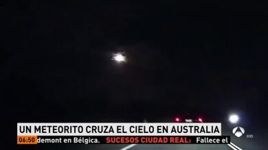 Una gran bola de fuego cruza el cielo de Australia