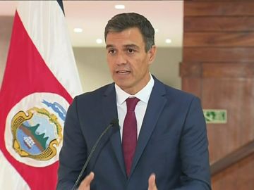 Pedro Sánchez, en Costa Rica