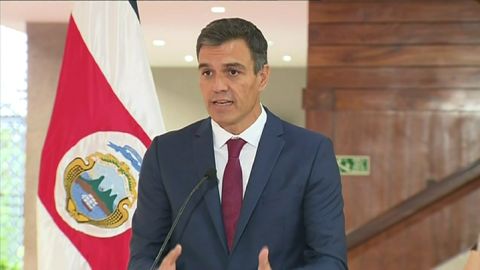 Pedro S&aacute;nchez, en Costa Rica
