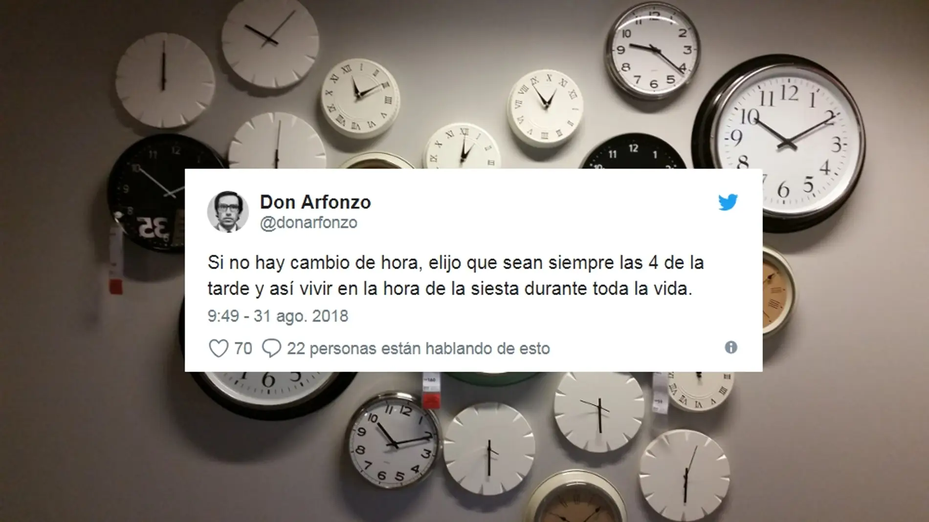 Adiós al cambio de hora