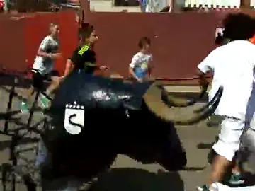 Los más pequeños disfrutan de sus propias actividades y encierros en las fiestas de San Sebastián de los Reyes Los más pequeños disfrutan de sus propias actividades y encierros en las fiestas de San Sebastián de los Reyes