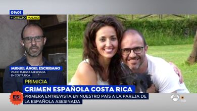 El marido de la española asesinada en Costa Rica: 