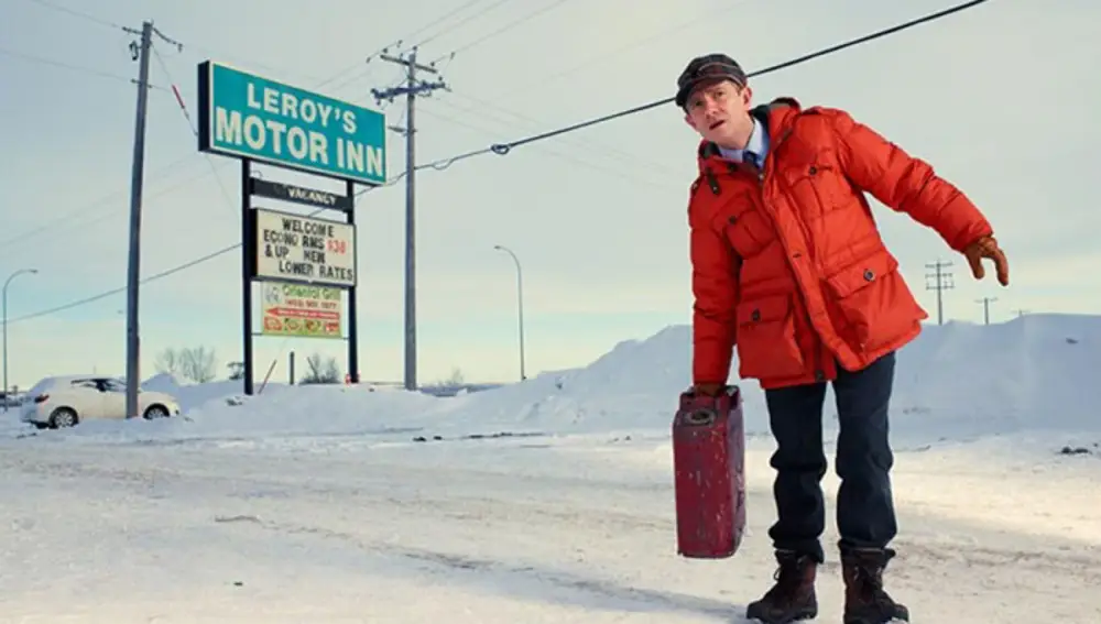 Martin Freeman en su papelazo en la primera temporada de 'Fargo'