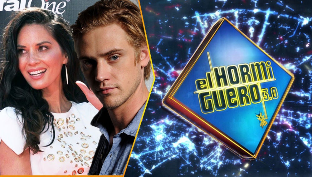 Boyd Hoolbrook y Olivia Munn visitarán a Pablo Motos en 'El Hormiguero 3.0' el próximo martes 4