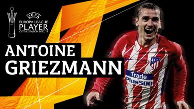 Griezmann, elegido mejor jugador de la Europa League