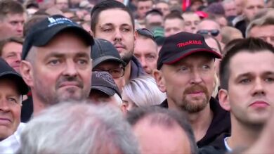 La ultraderecha alemana vuelve a manifestarse contra Merkel y los refugiados