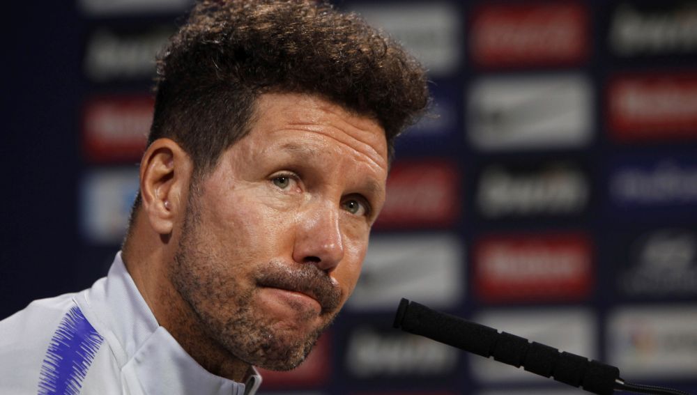 Simeone en rueda de prensa