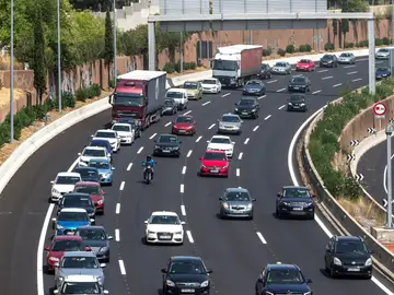 Leves retenciones en la M-40 Leves retenciones en la M-40