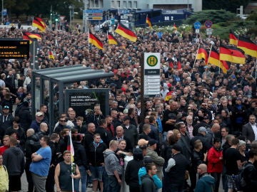 Manifestación en Chemnitz