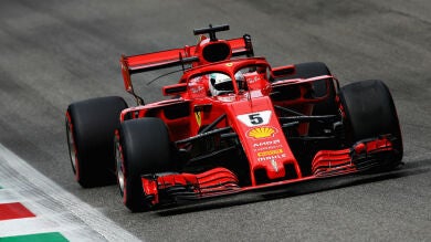 Vettel manda en los Libres 3 de Italia con Carlos Sainz 13º y Alonso 17º