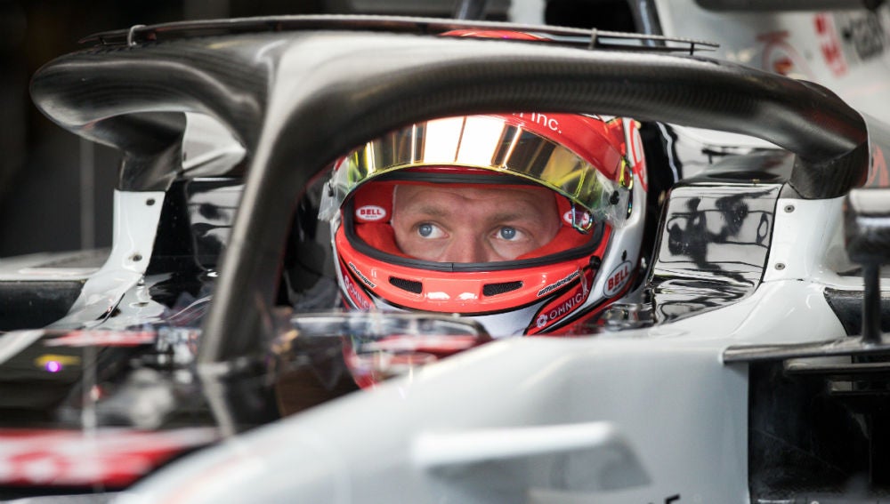 Kevin Magnussen, en el Haas