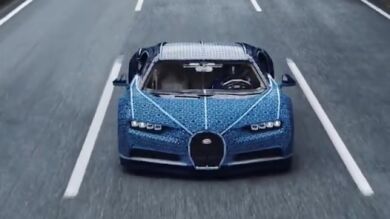 Lego construye un Bugatti Chiron con un millón de piezas que se puede conducir