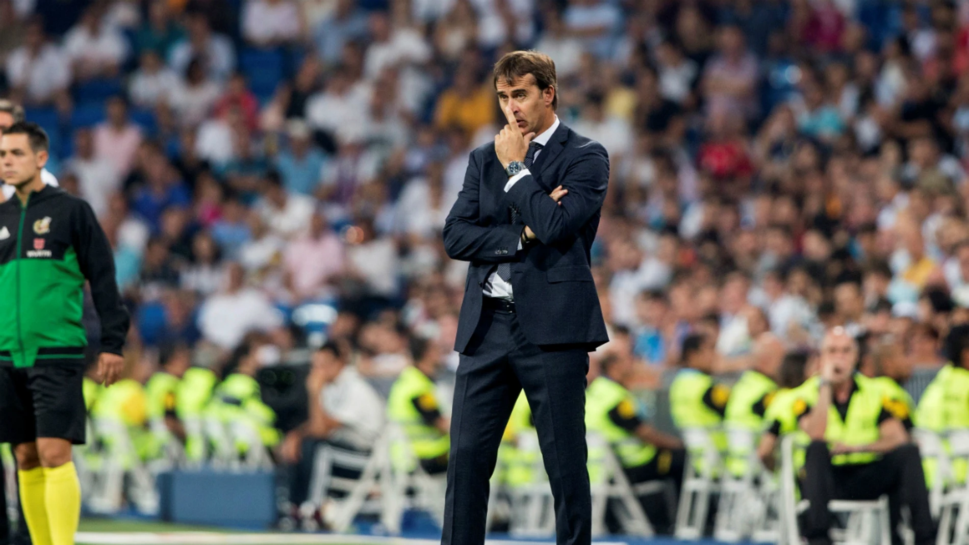 Julen Lopetegui, pensativo Julen Lopetegui, pensativo