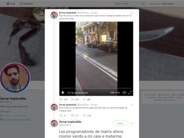 Tuit de @DavidGosu sobre un inexplicable fenómeno Tuit de @DavidGosu sobre un inexplicable fenómeno