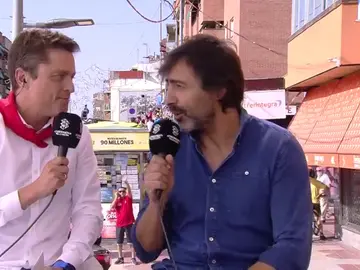 Encierro Sanse 2018 - Juan del Val, escritor, sobre el encierro: "es un momento complicado, no sabes qué va a pasar" Encierro Sanse 2018 - Juan del Val, escritor, sobre el encierro: "es un momento complicado, no sabes qué va a pasar"