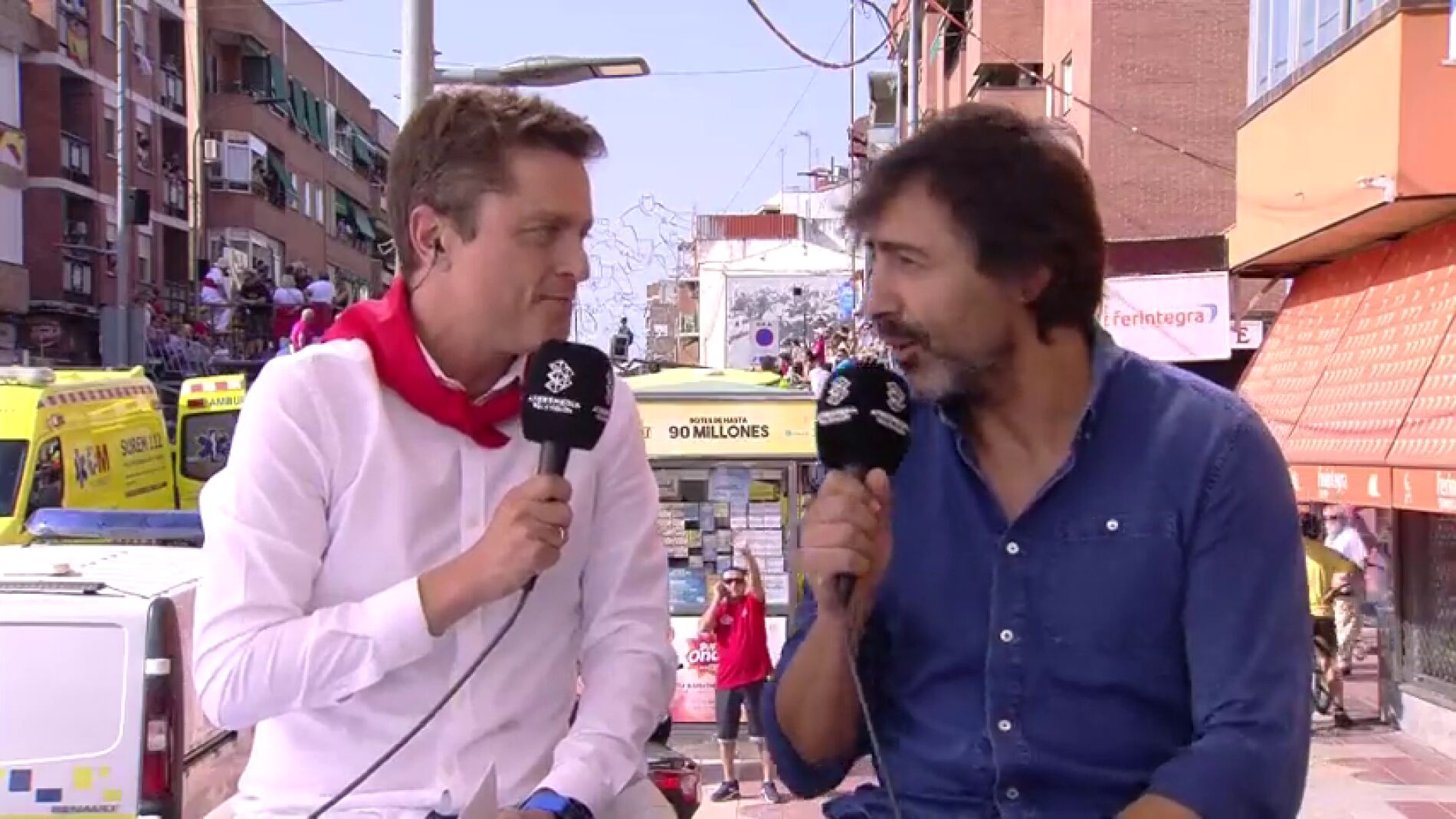 Encierro Sanse 2018 - Juan del Val, escritor, sobre el encierro: "es un momento complicado, no sabes qu&eacute; va a pasar"