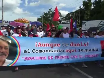 Los sandinistas se manifiestan en Nicaragua en defensa de Ortega Los sandinistas se manifiestan en Nicaragua en defensa de Ortega