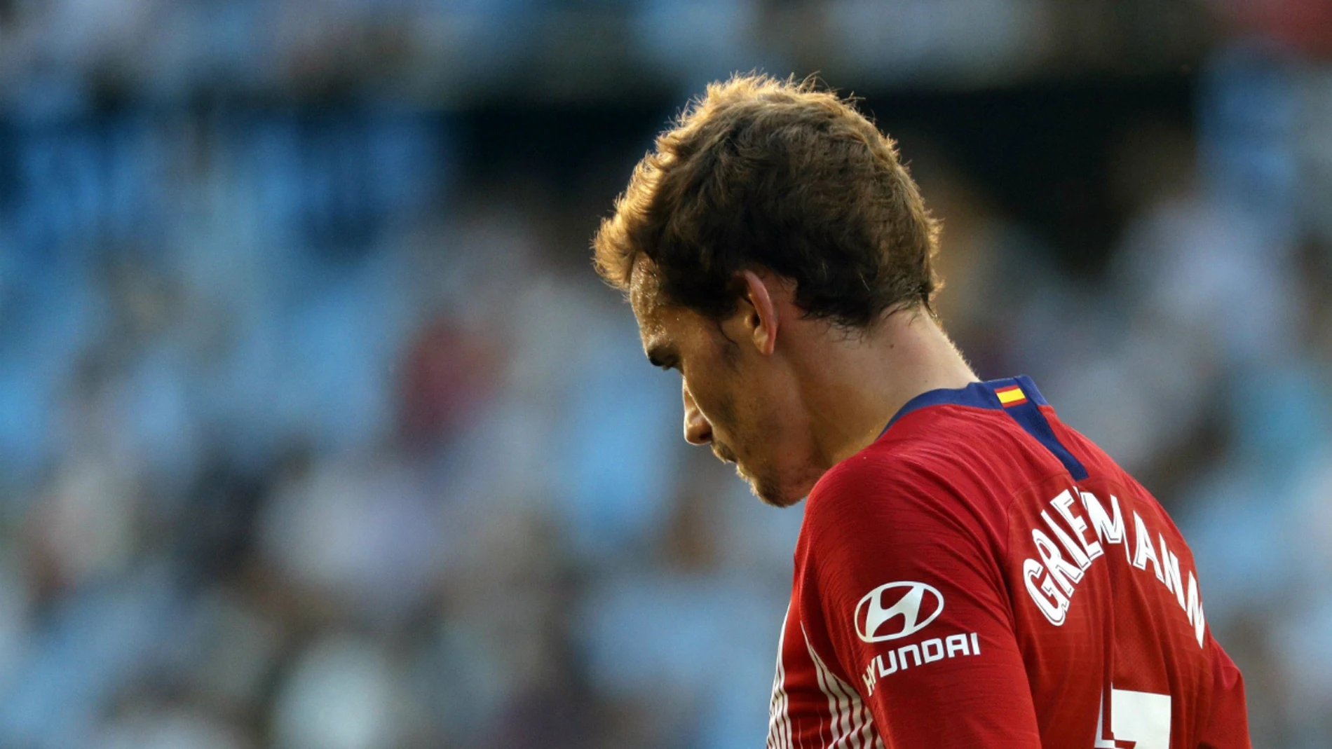 Griezmann, cabizbajo Griezmann, cabizbajo