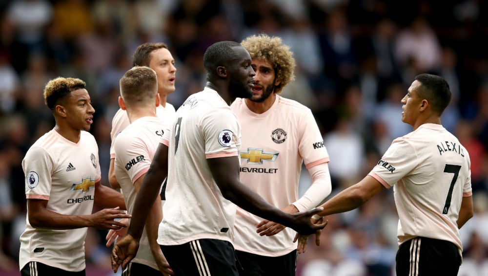 Lukaku celebra un gol