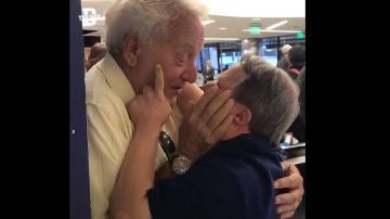 Encuentro entre un padre y un hijo con síndrome de Down