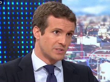 El líder del PP, Pablo Casado