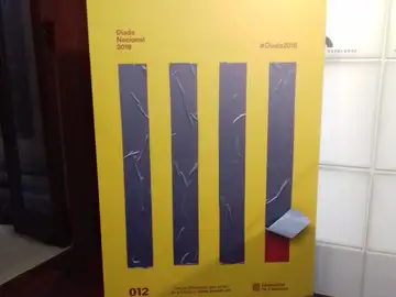 Imagen del cartel de la Diada de 2018 Imagen del cartel de la Diada de 2018