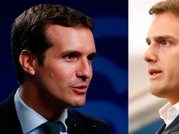 Pablo Casado y Albert Rivera Pablo Casado y Albert Rivera