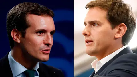 Pablo Casado y Albert Rivera Pablo Casado y Albert Rivera