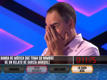 Erundino, eliminado, se echa las manos a la cabeza viendo al resto de 'Los Lobos' Erundino, eliminado, se echa las manos a la cabeza viendo al resto de 'Los Lobos'