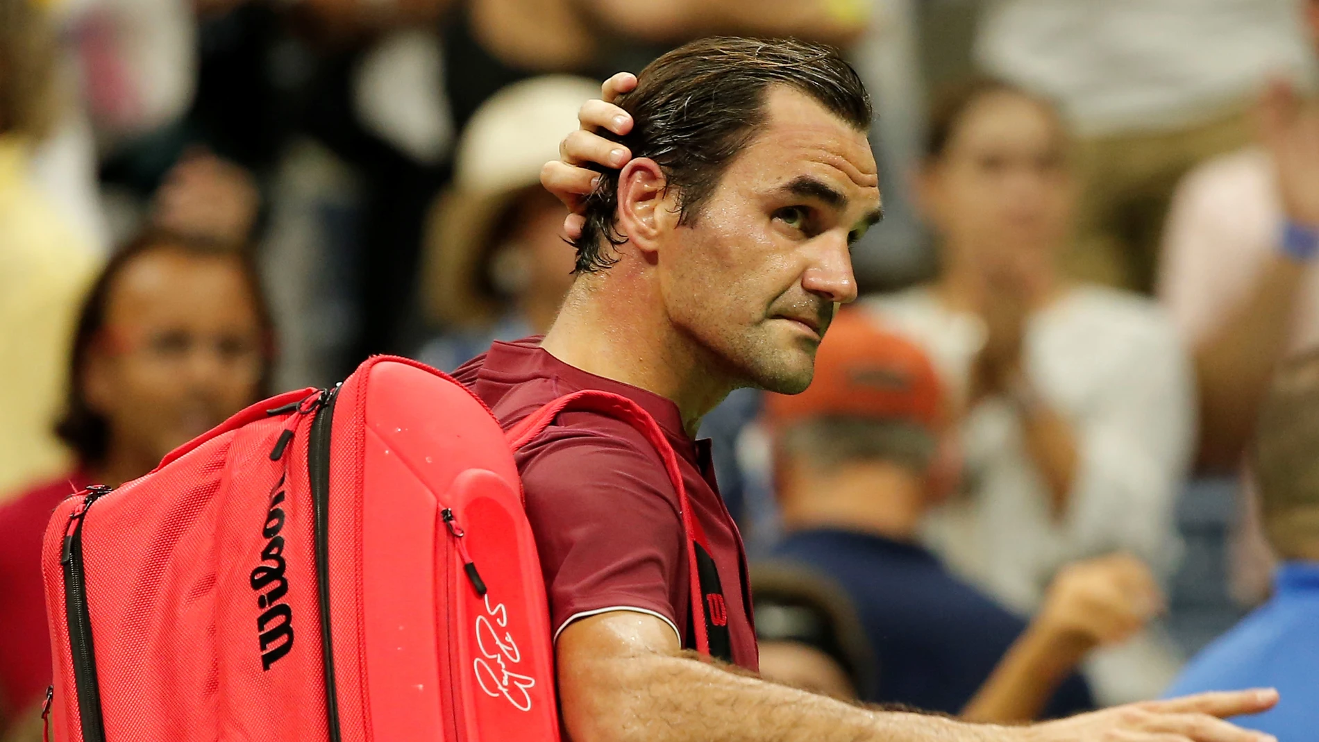 Federer dice adiós al US Open en octavos de final Federer dice adiós al US Open en octavos de final