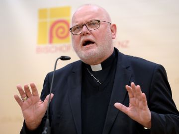 El presidente de la Conferencia de Obispos Alemanes y cardenal, Reinhard Marx
